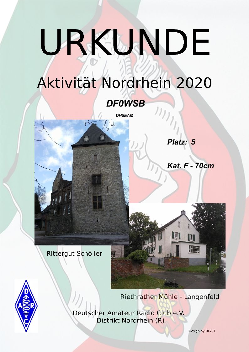 Nordrhein Aktivitaet 2020 70cm